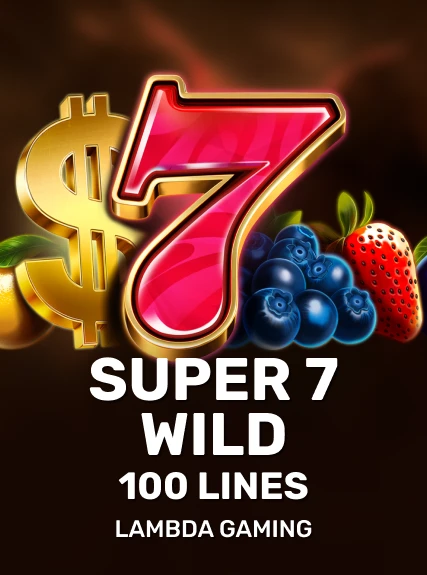 Super 7 Wild: 100 lines game tile